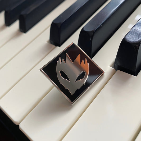 Mask Enamel Pin